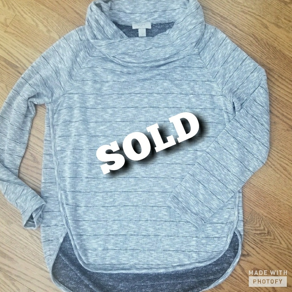 LOFT Heather Grey Sweater
